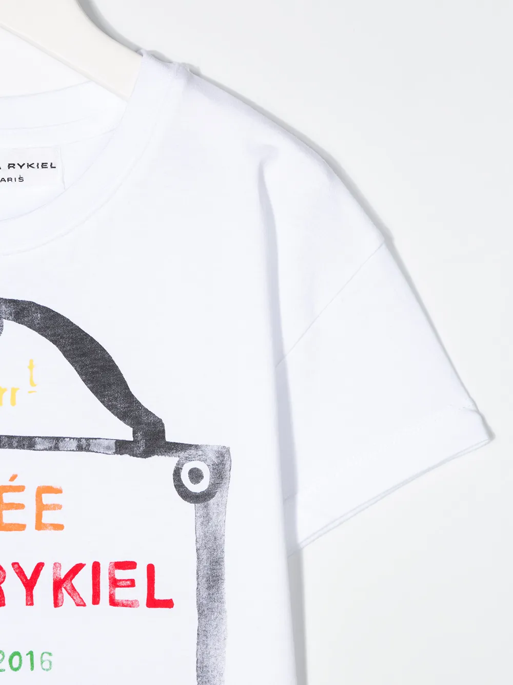 Shop Sonia Rykiel Enfant Logo Print Short-sleeve T-shirt In White