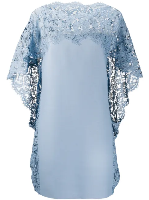 Valentino Garavani lace cape dress