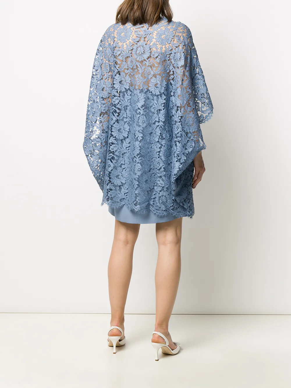 Valentino Garavani Jurk met kant Blauw