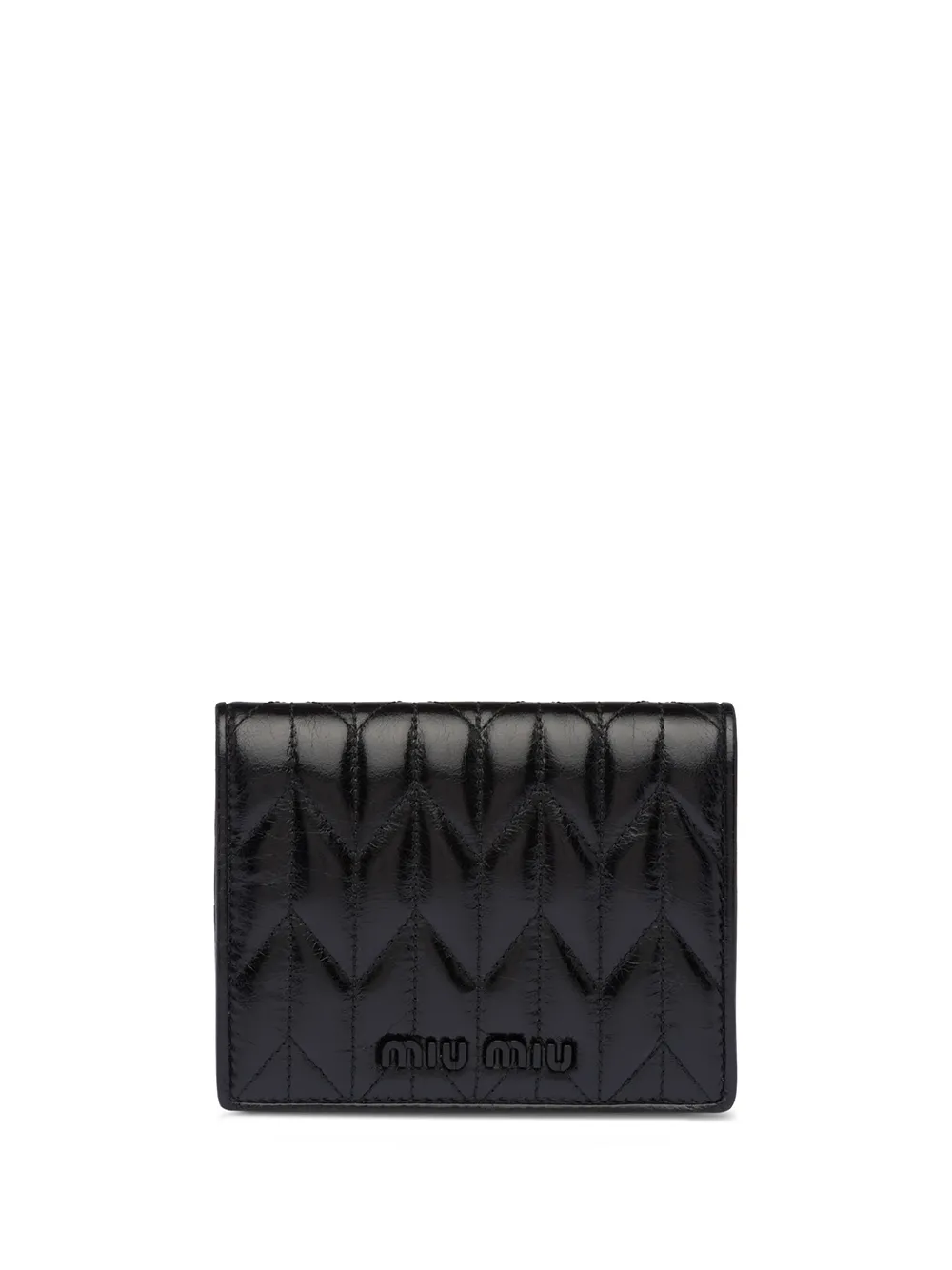 Miu Miu стеганый компактный кошелек