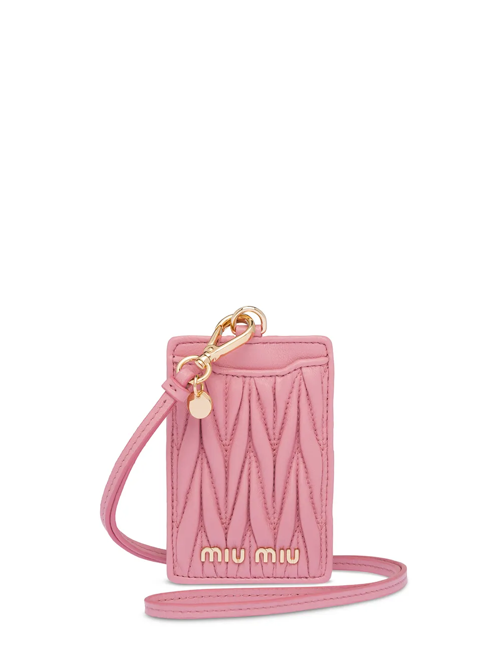 Miu Miu стеганый картхолдер