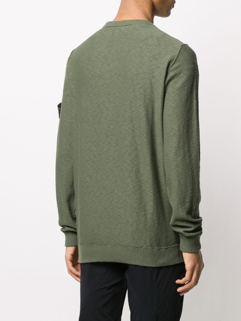 STONE ISLAND LOGO PATCH JUMPER 