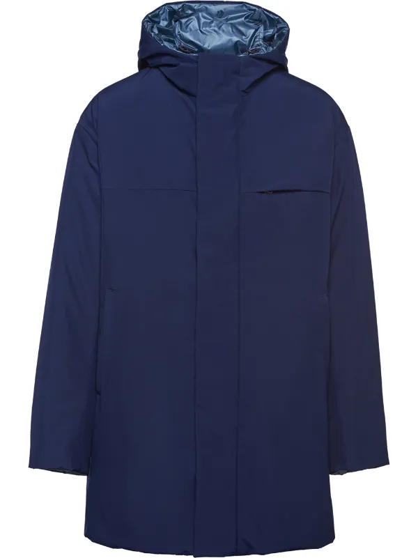 Prada Reversible Padded Jacket in Blue