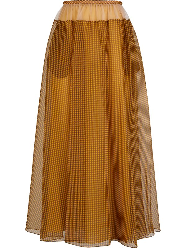 fendi maxi skirt