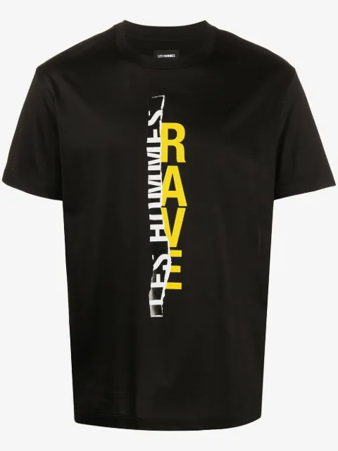 LES HOMMES logo print T-shirt 