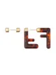Fendi FF motif earrings