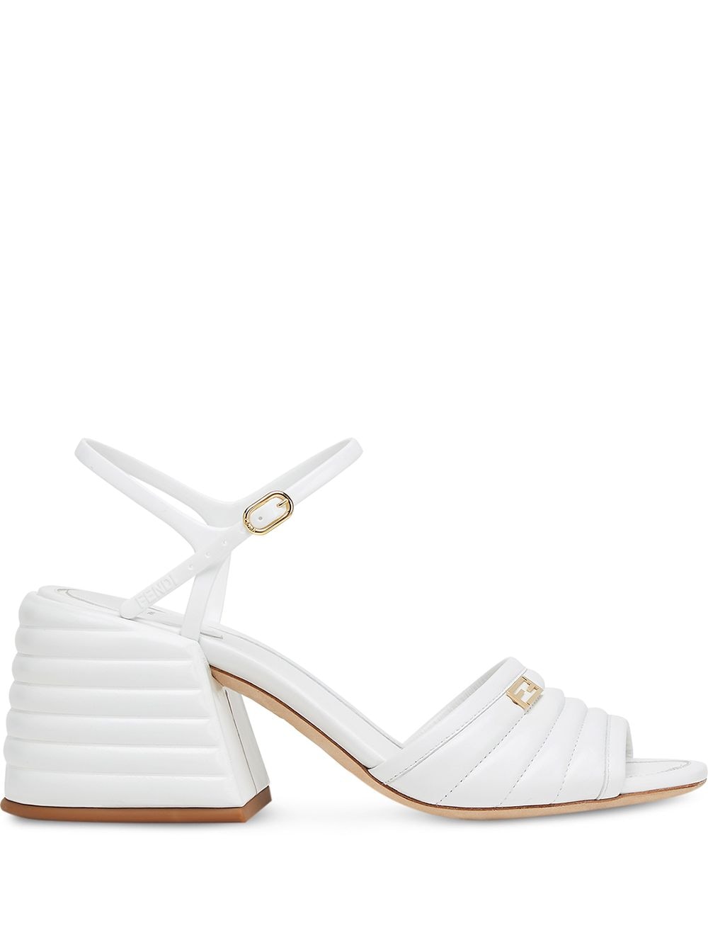 white slingback sandals