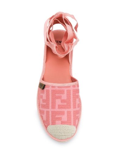 espadrillas fendi rosa