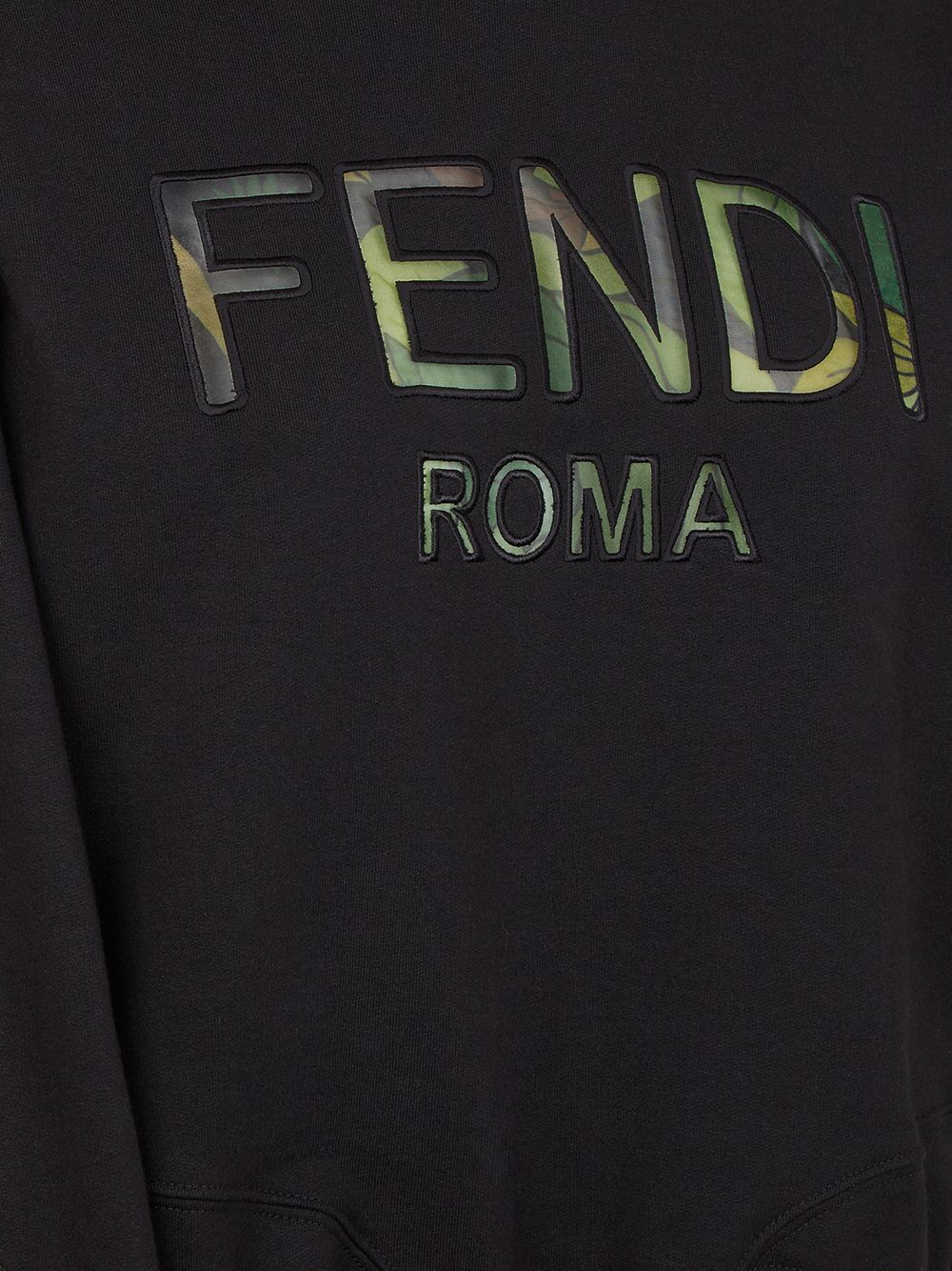 фото Fendi укороченное худи с логотипом