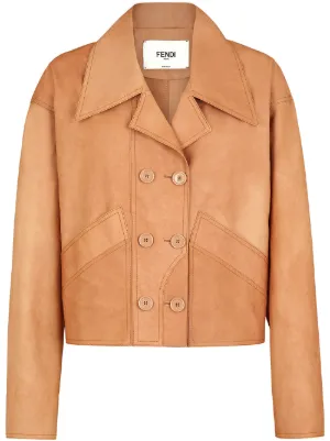 double-breasted tonal jacket by Fendi, available on farfetch.com for $2420 Priyanka Chopra Outerwear SIMILAR PRODUCT