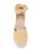 Fendi Fendi Roma raffia espadrilles