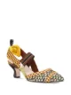 Image 2 of Fendi Colibrì floral slingback 55mm pumps