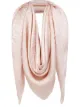 Image 1 of Fendi FF motif frayed edge scarf