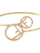 Fendi  F is Fendi crystal-embellished bracelet