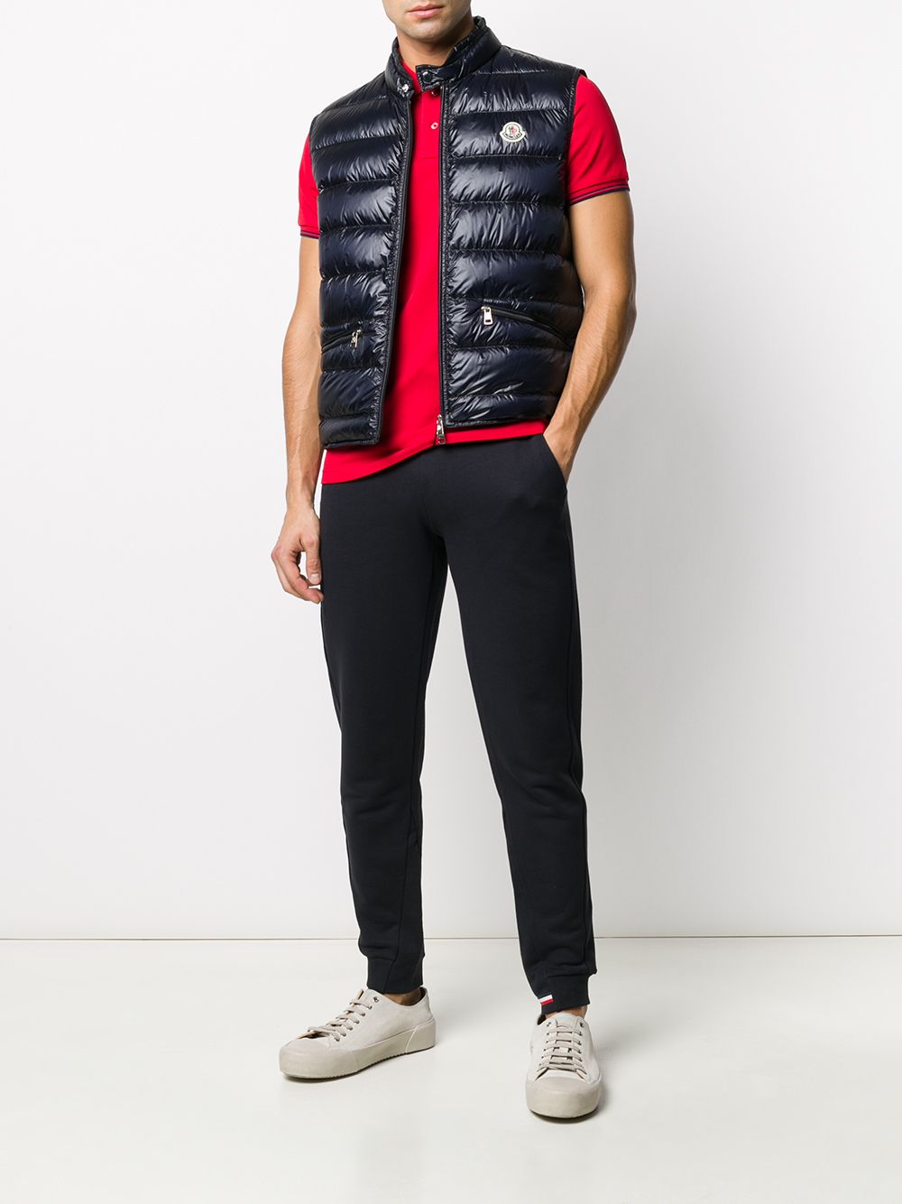 Image 2 of Moncler Gui quilted zipped gilet