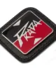 Prada logo plaque brooch