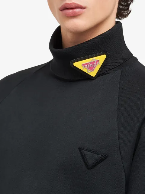 PRADA TRIANGULAR-SHAPED PIN