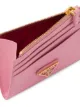 Prada logo plaque zipped wallet
