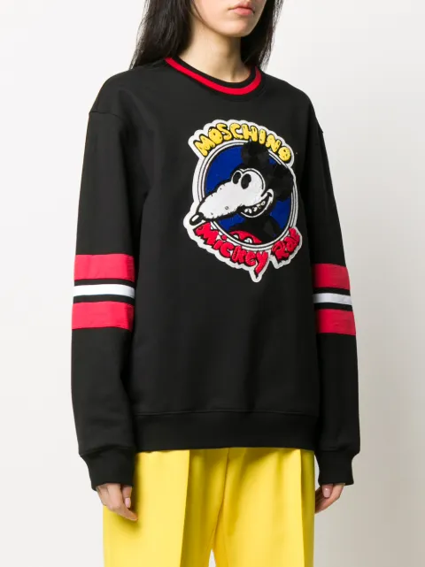 moschino mickey mouse sweater
