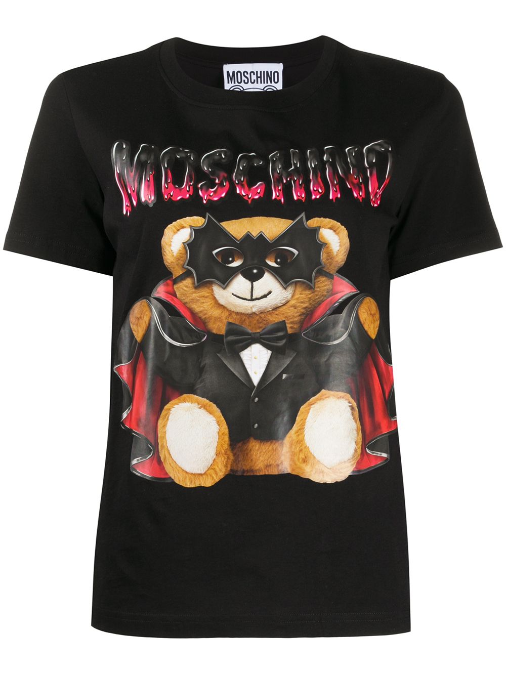 фото Moschino футболка с принтом bat teddy bear