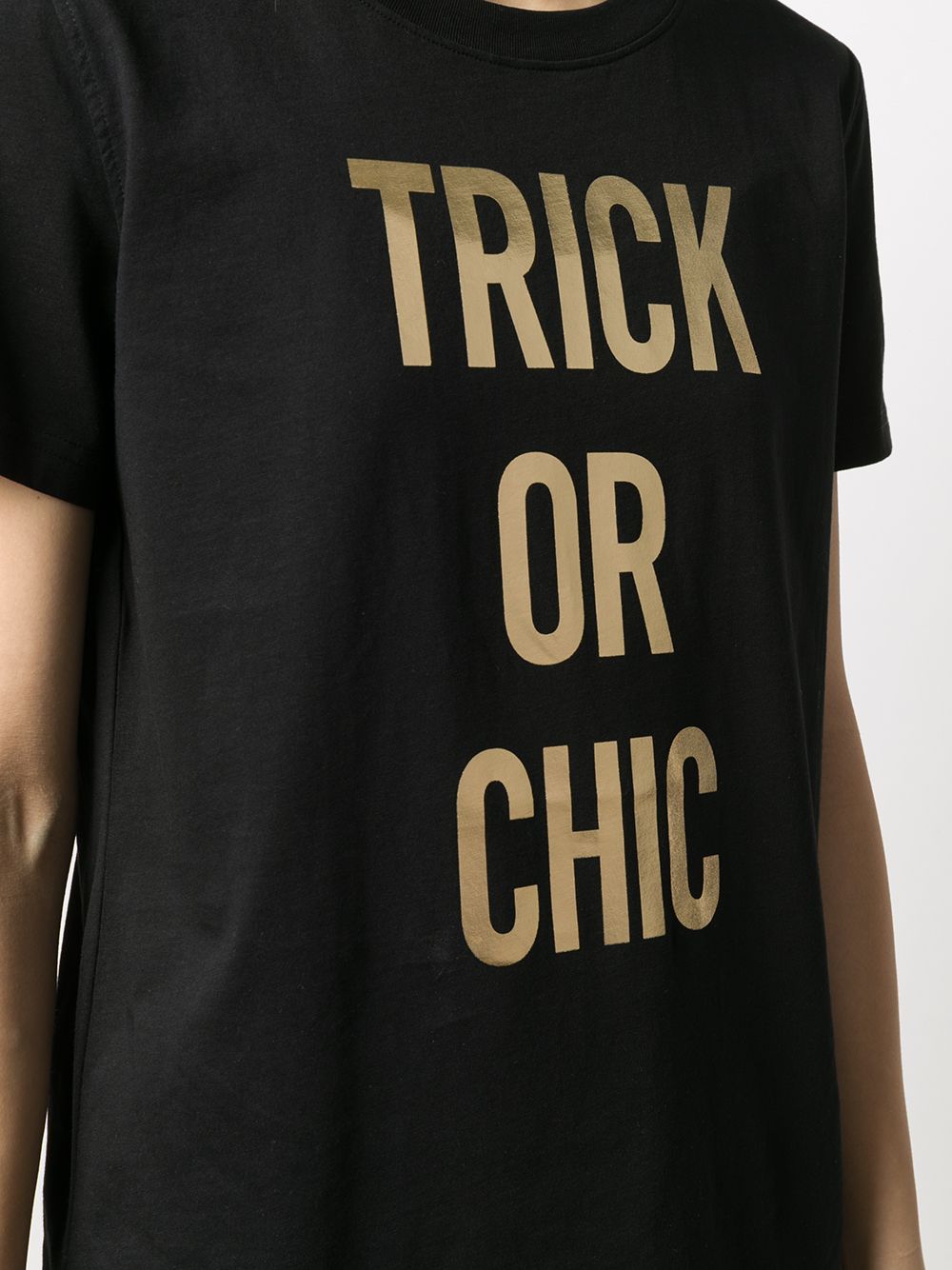 фото Moschino футболка с принтом trick or chic