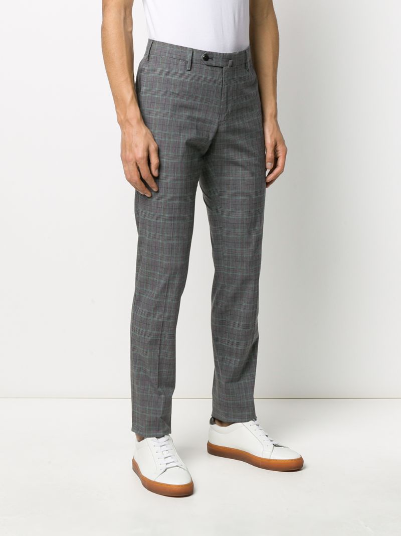 PT01 CHECK TAILORED TROUSERS 