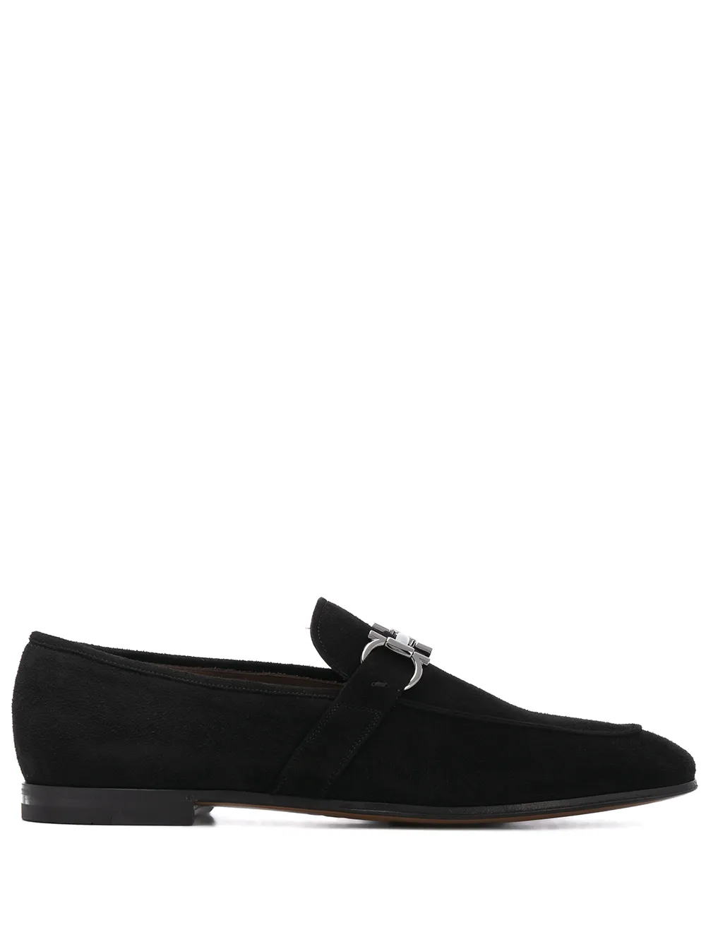 FERRAGAMO GANCINI SUEDE MOCCASINS