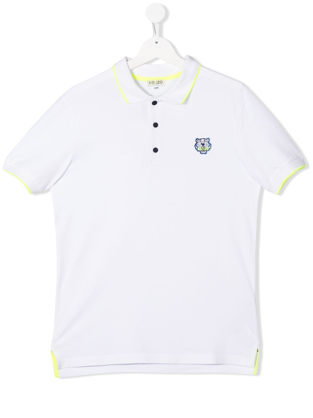 Kenzo Kids' Branded Polo Shirt In White