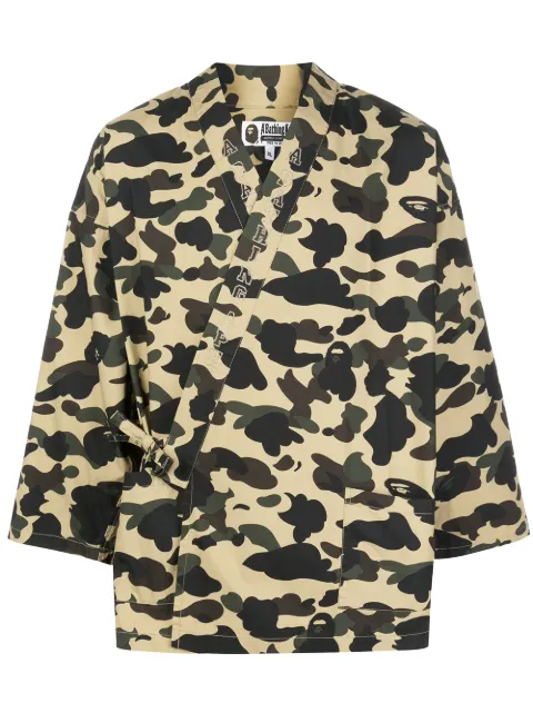 1st camo kimono shirt