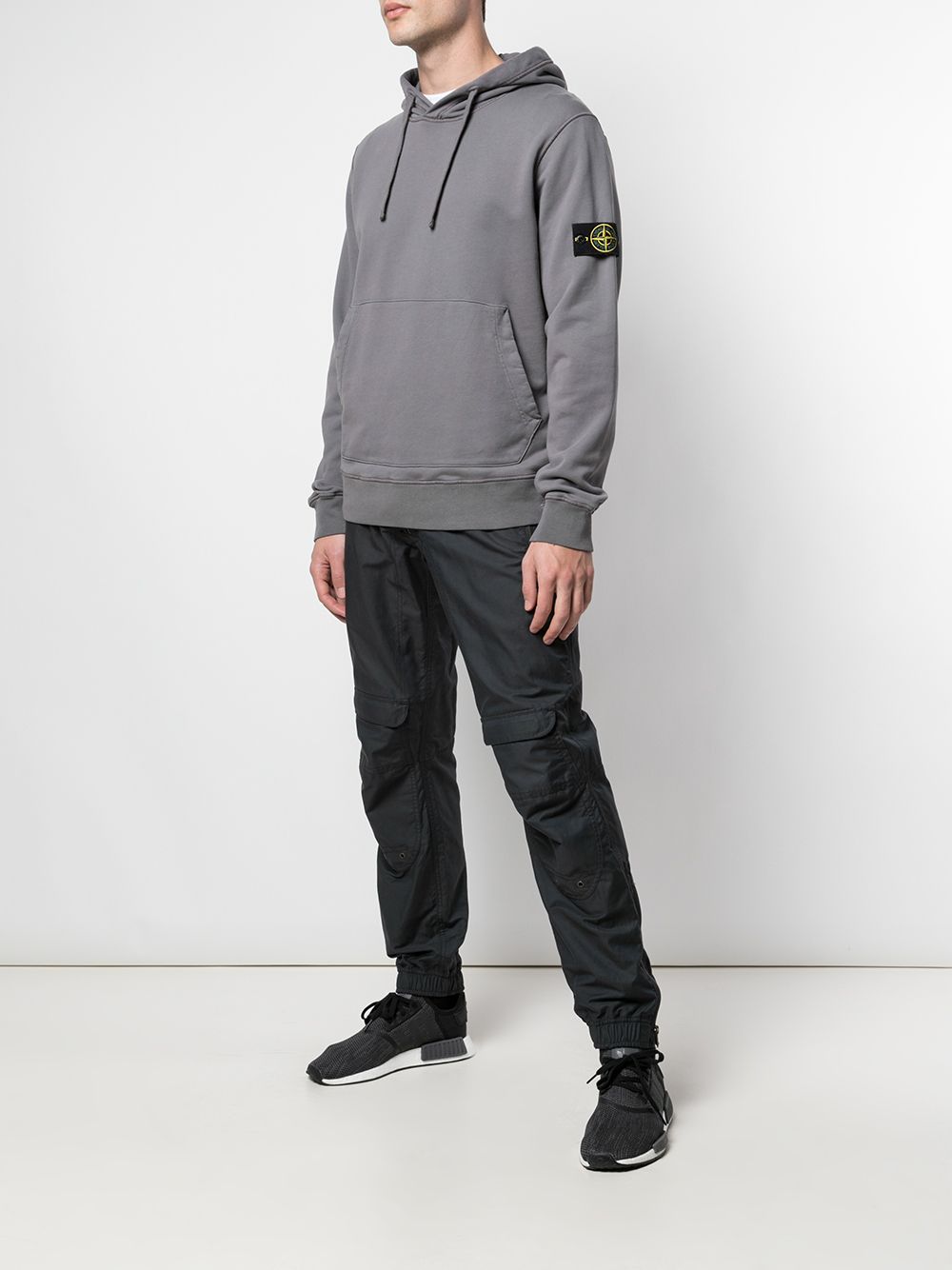 фото Stone island худи с вышитым логотипом