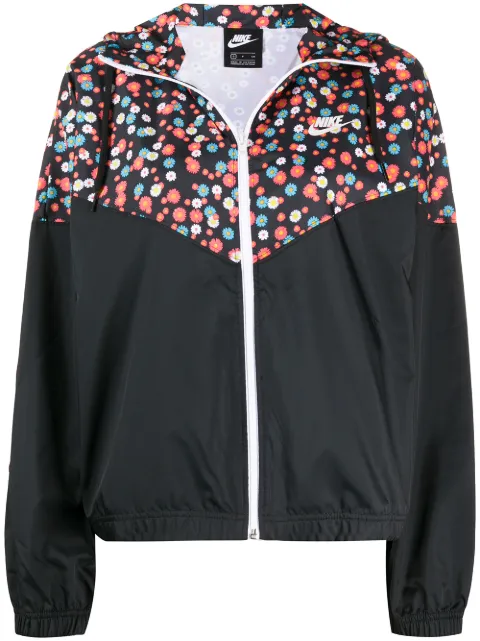 nike floral print jacket