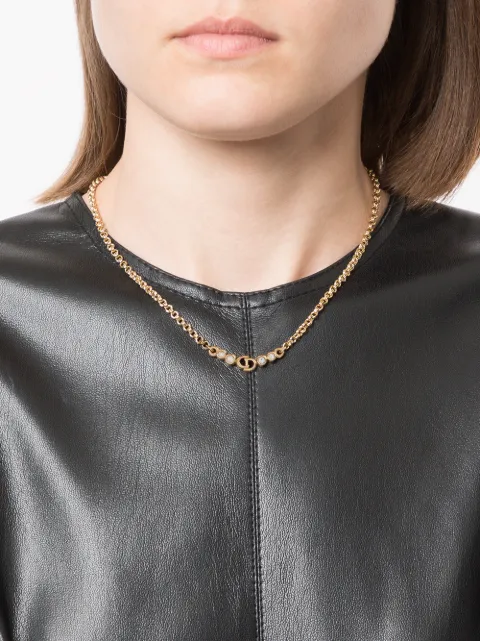 dior cd necklace