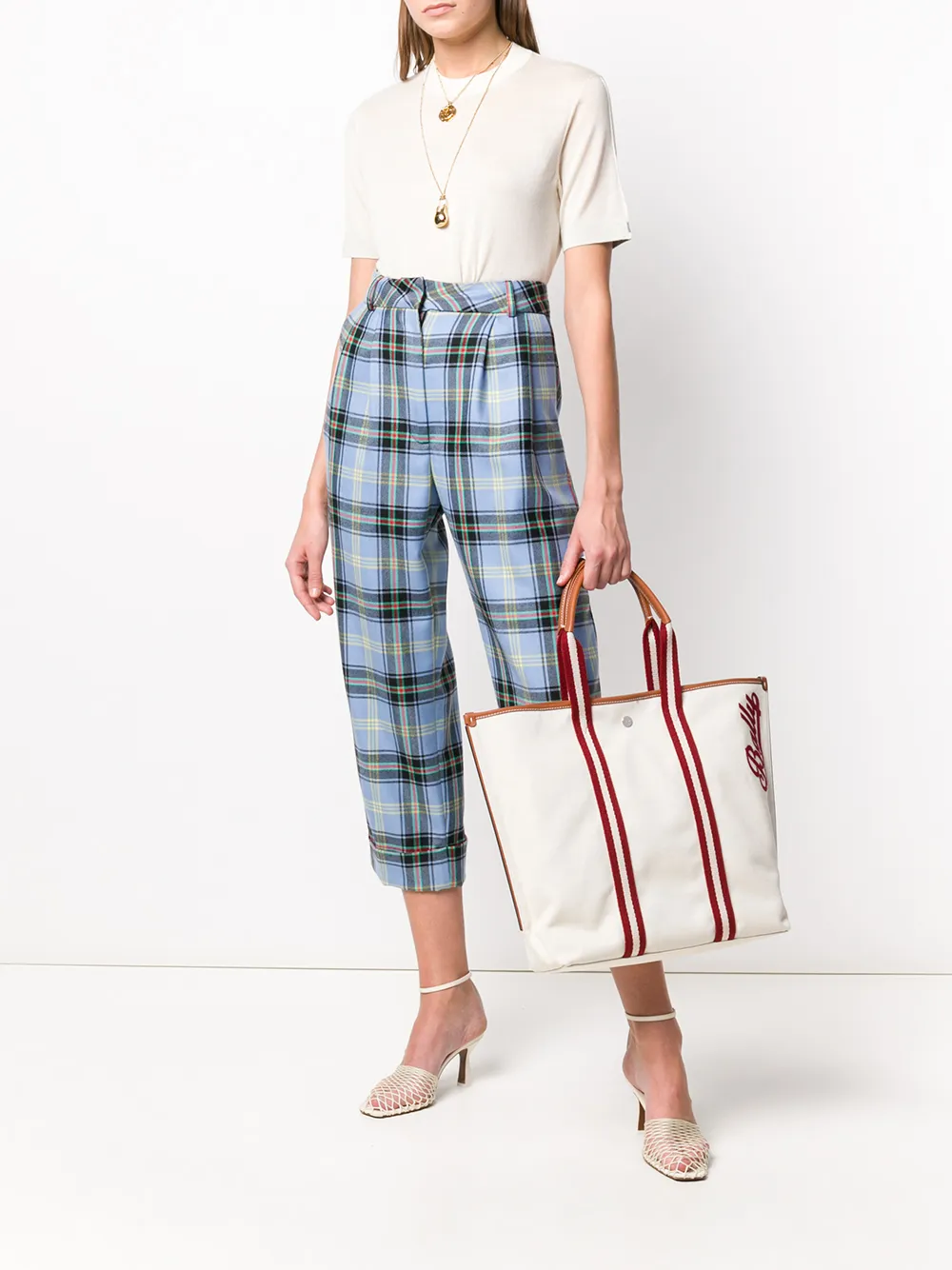 bally tote bag canvas
