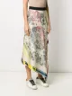 Golden Goose Kaylee bandana-print silk skirt