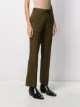 Helmut Lang بنطال بكسرات وأزرار متعددة