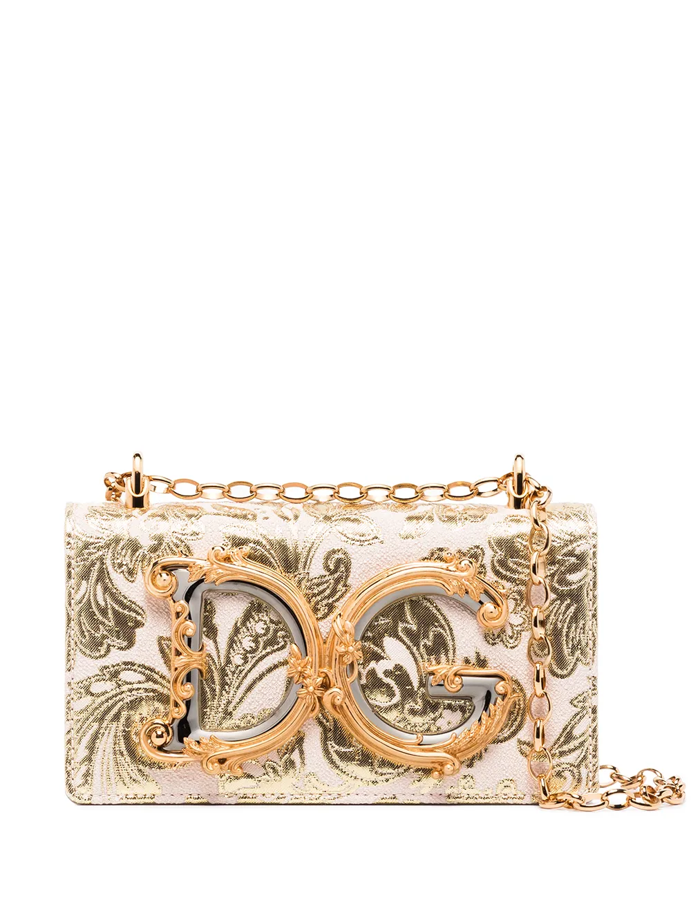 фото Dolce & gabbana сумка через плечо dg baroque с логотипом