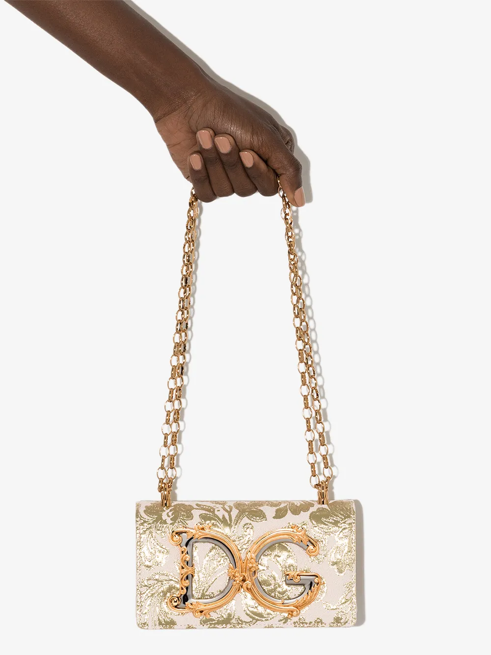 фото Dolce & gabbana сумка через плечо dg baroque с логотипом