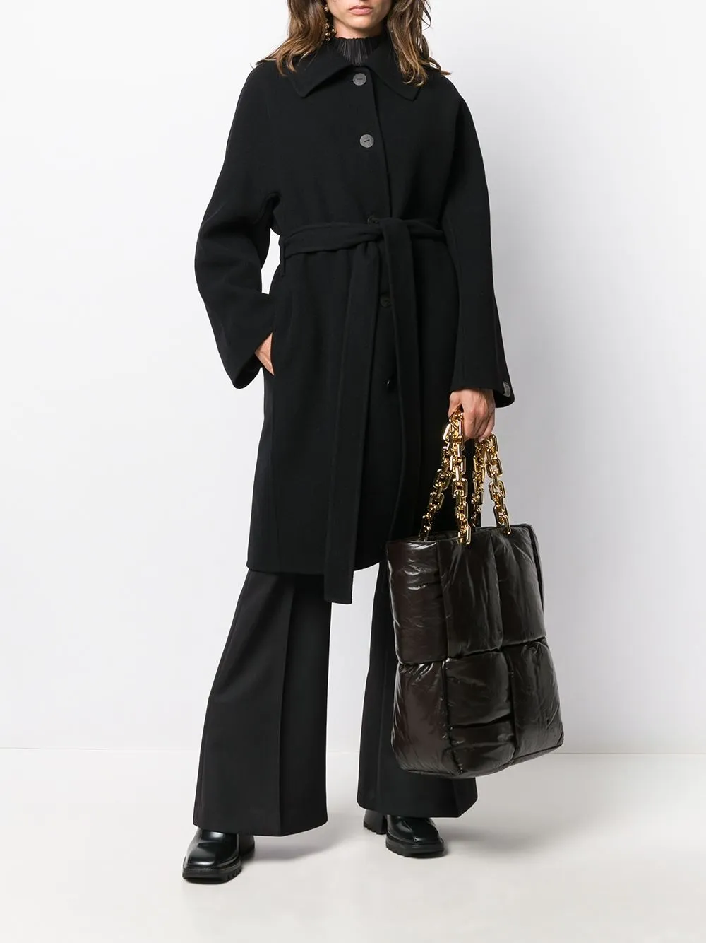 LOEWE CLASSIC BLACK COAT