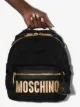 Moschino logo-appliqued backpack