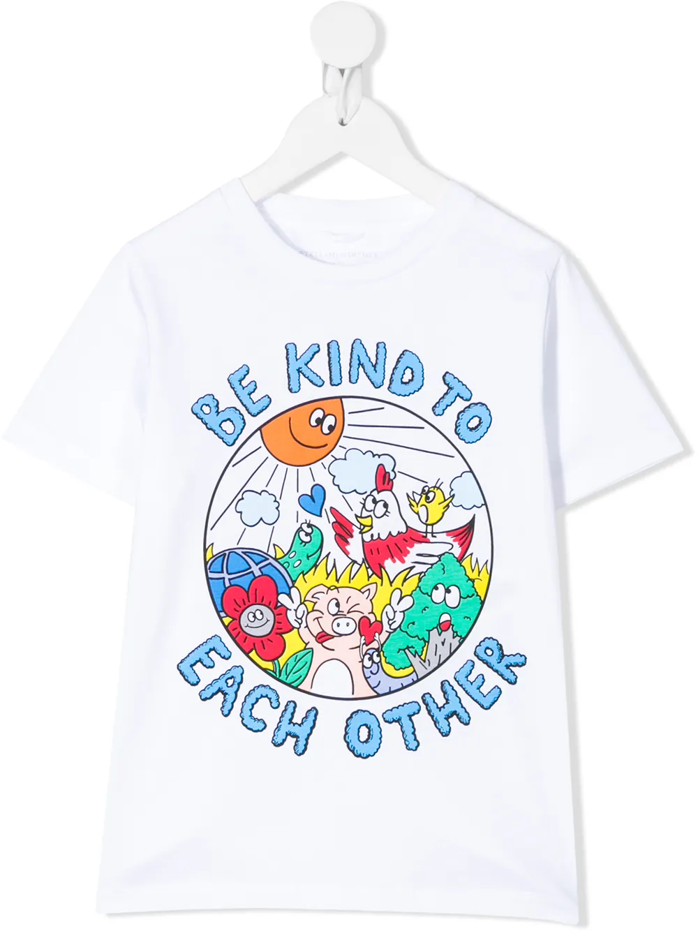 фото Stella mccartney kids футболка с принтом be kind to each other