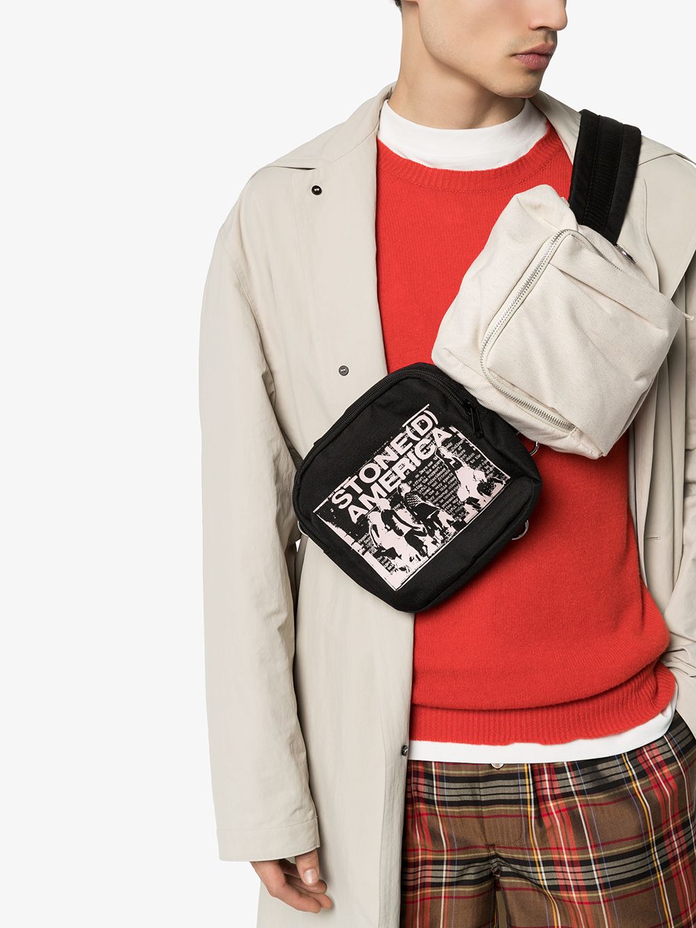 фото Raf simons x eastpak padded cross body bag