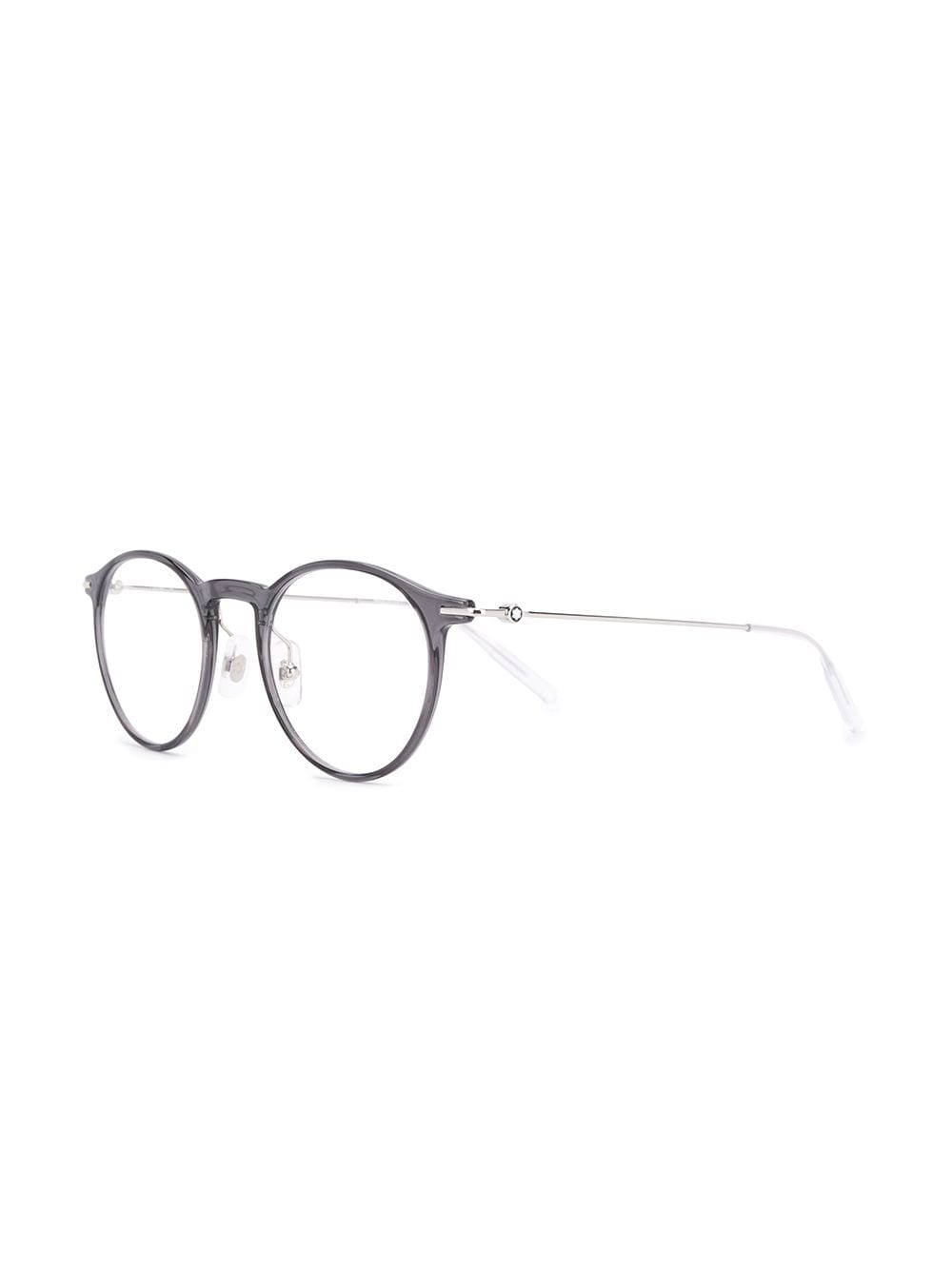 Image 2 of Montblanc polished round-frame glasses