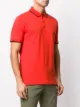 Fay stripe trimmed polo shirt