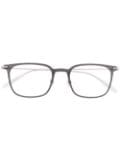 Montblanc square frame glasses - Black