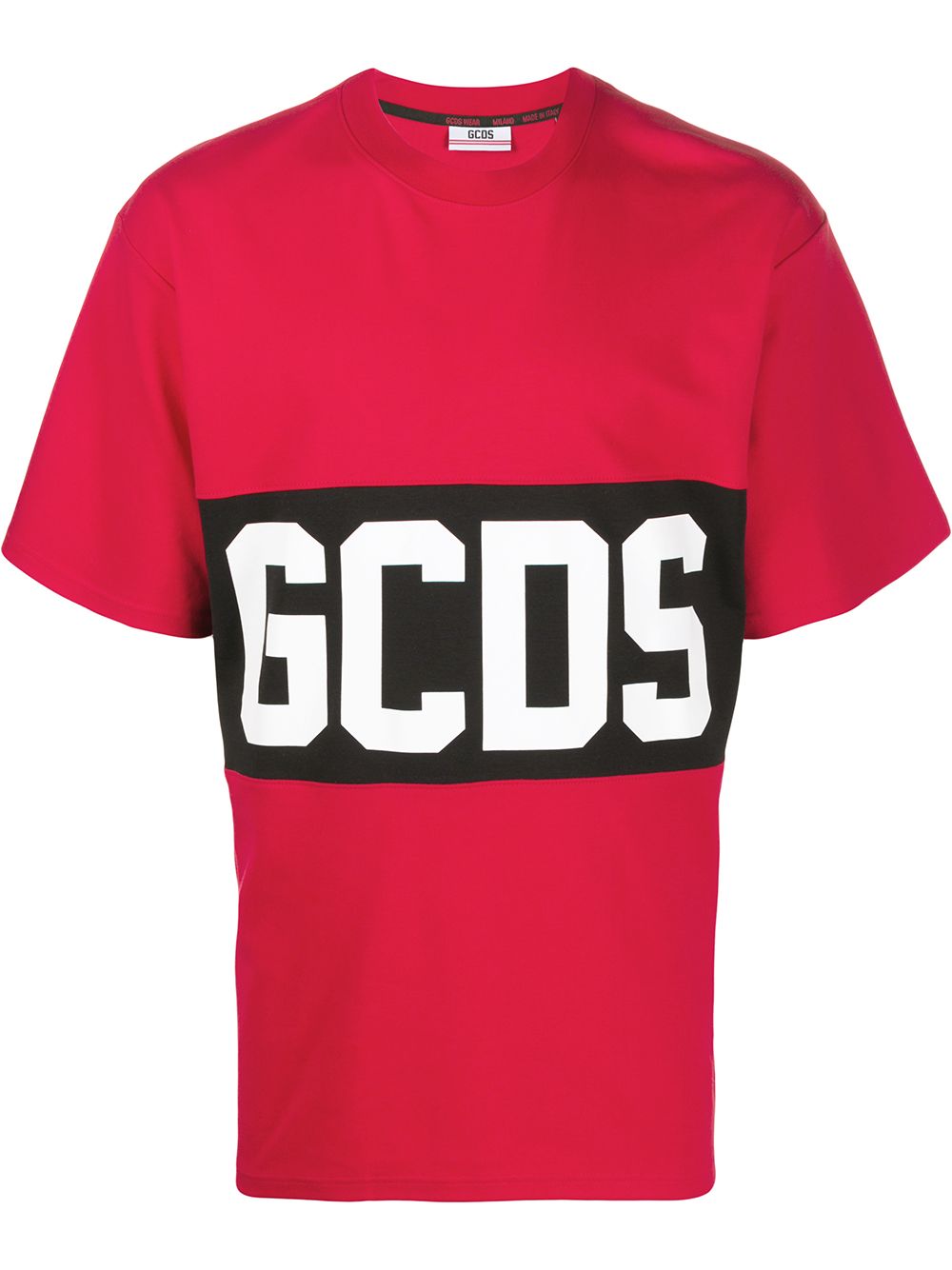 GCDS BAND LOGO PRINT T-SHIRT