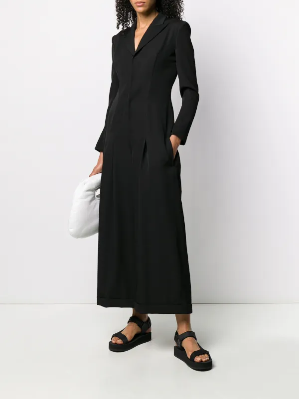 wide leg jumpsuit with blazer