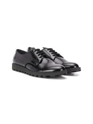 Dolce & Gabbana Kids حذاء برباط وشعار