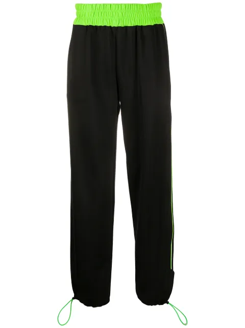GCDS wide-leg track pants