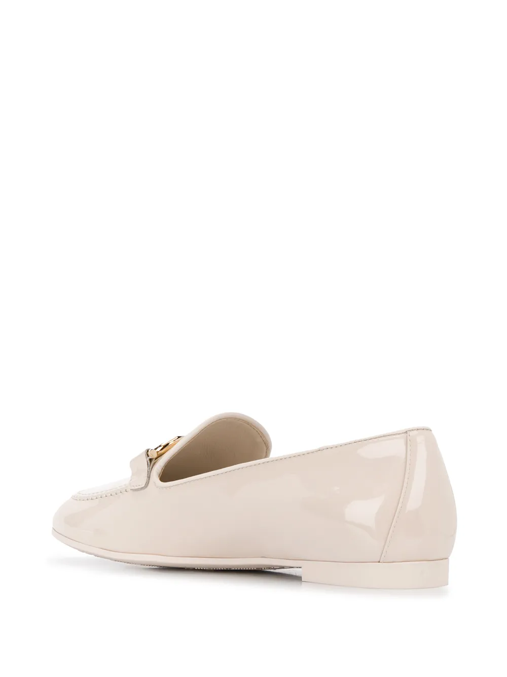 Ferragamo Gancini-buckle loafers Neutrals