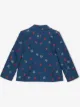 الصورة 2 من Gucci Kids بليزر بصف أزرار واحد بطبعة تفاحة وشعار GG